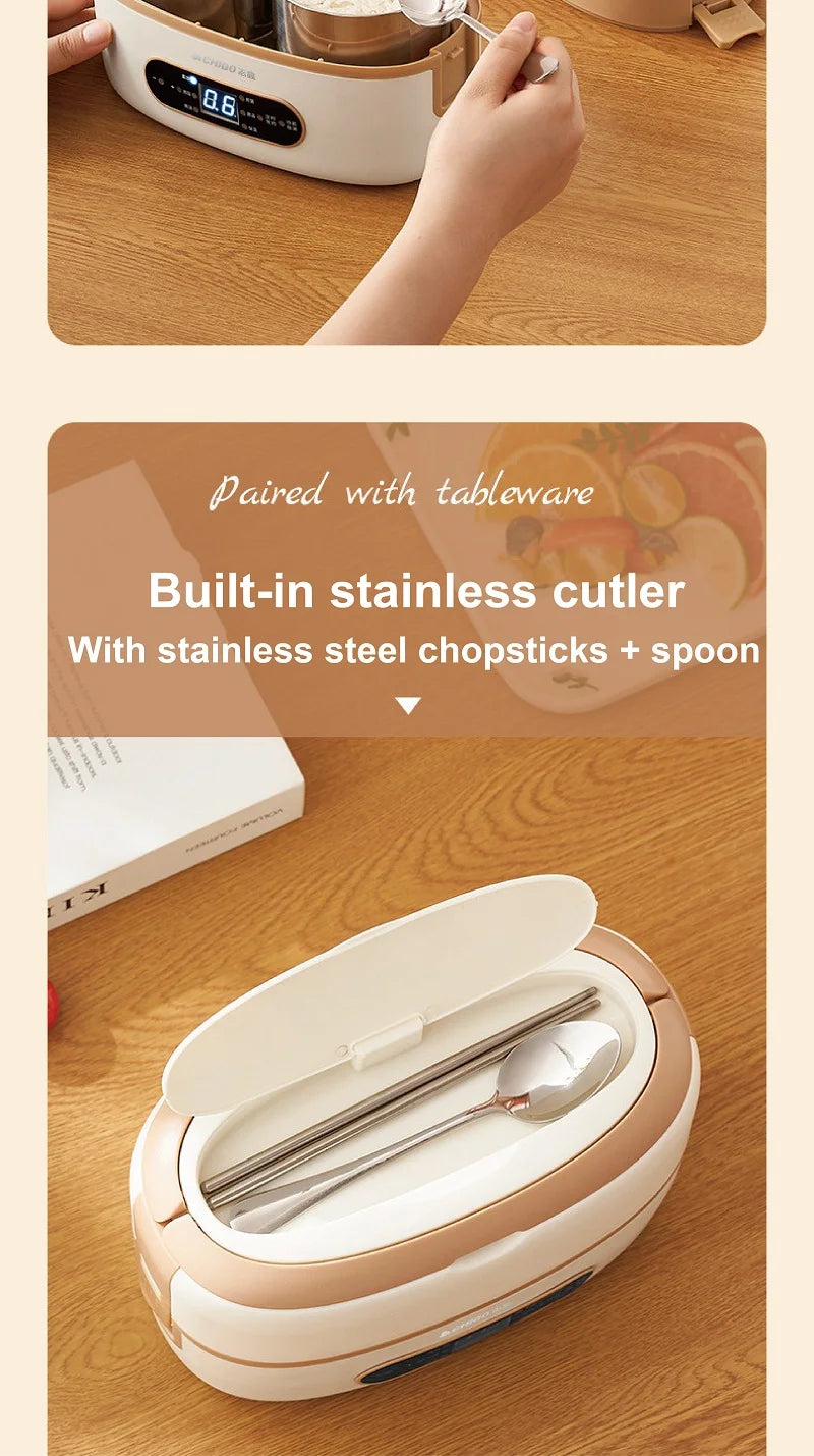 2l Smart Electric Lunch Box Heating Lunch Box