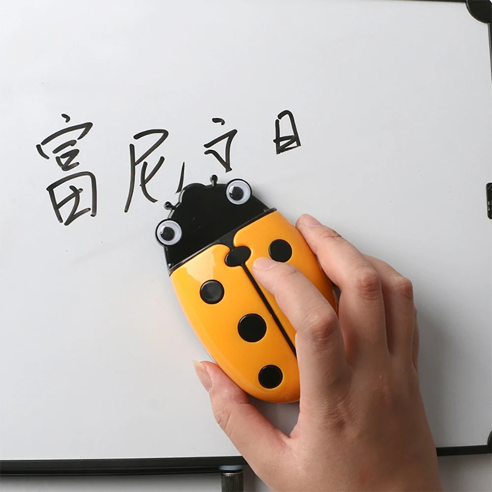 Cute Ladybug Fridge Magnetic Storage Box Eraser Whiteboard