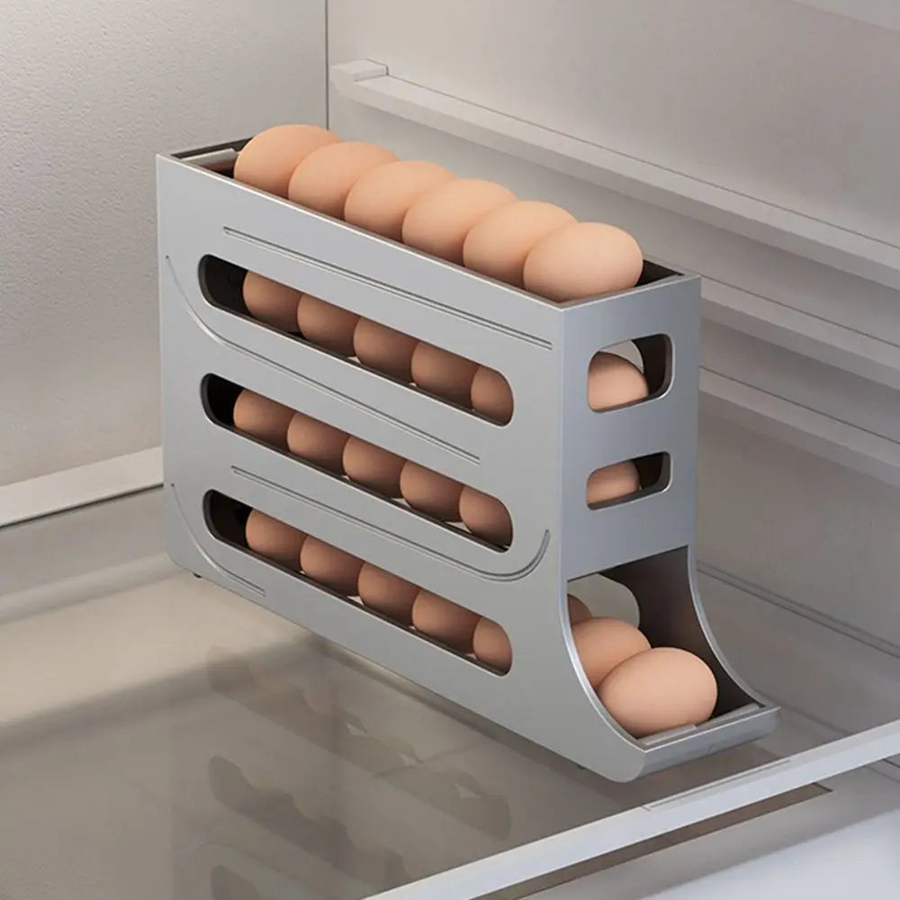 Practical Refrigerator Egg Storage Box 30 Grids Plastic