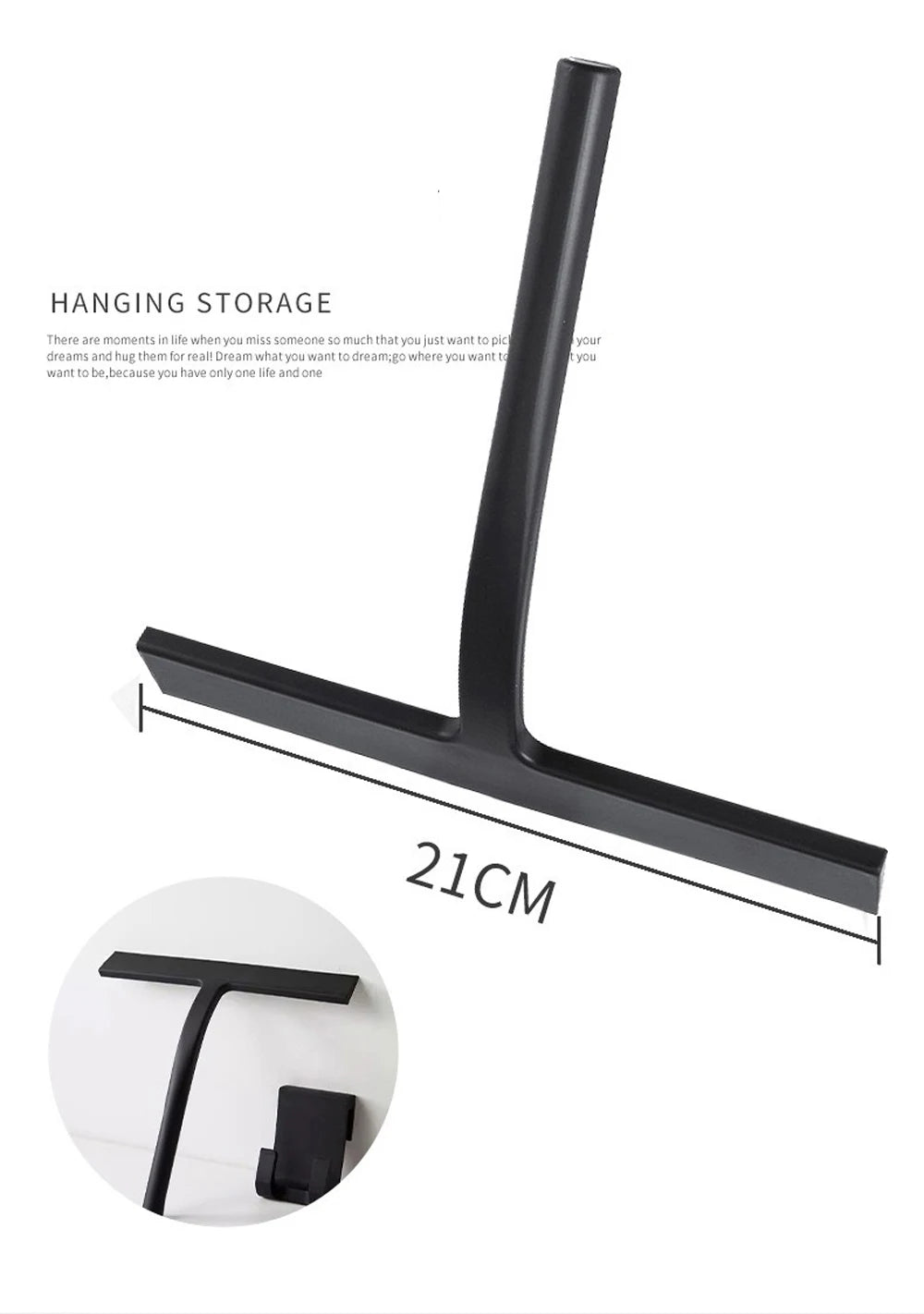 Shower Squeegee Cleaner Glass Door Shower Wall Scraper