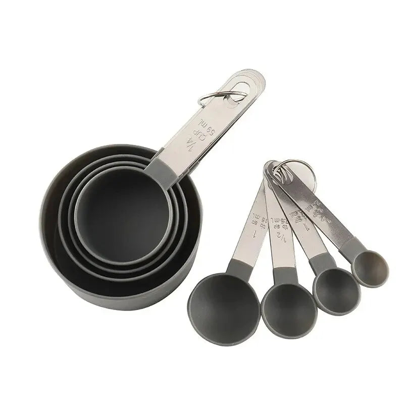 8pcs Measuring Cups Spoons Baking Cake Pastry Cooking