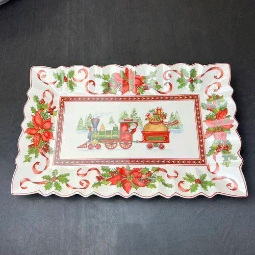 Selling German Bao Tableware Christmas European Dinner Plate