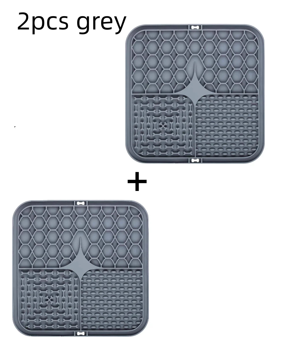 Pet Lick Silicone Mat Pet Slow Food Plate