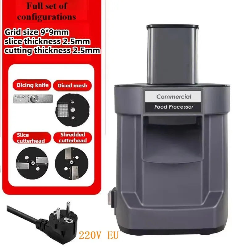 110v/220v Commercial Vegetable Cutter In Automatic Electric