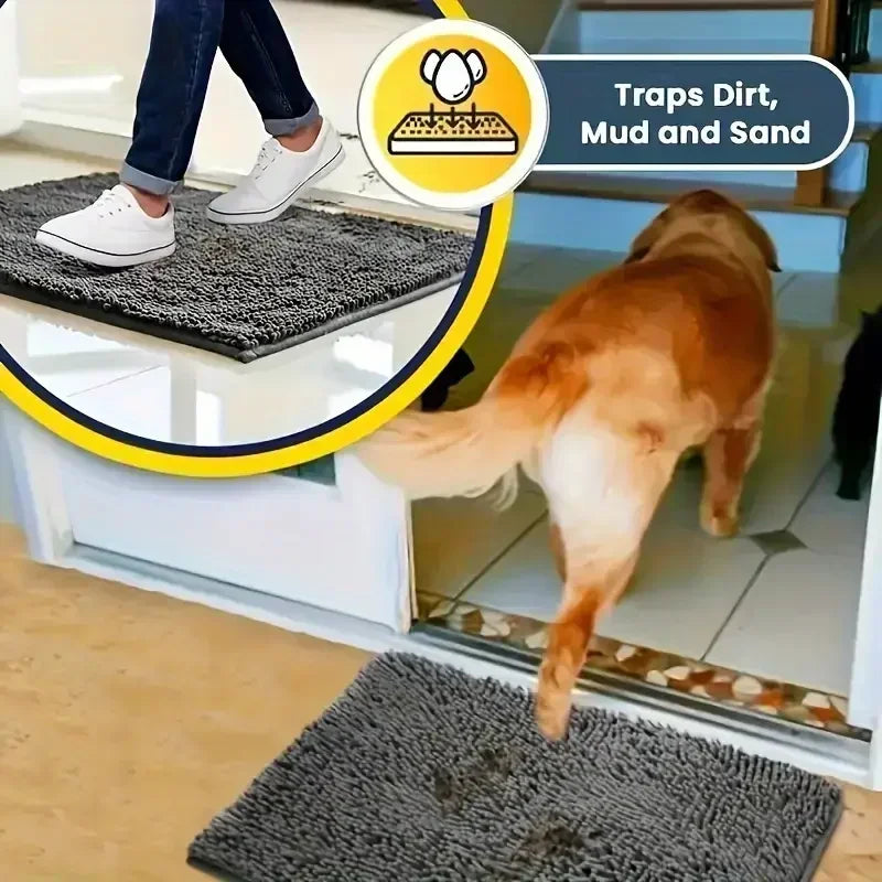 Pet Dog House Cat Doormats Muddy Paws Absorbent