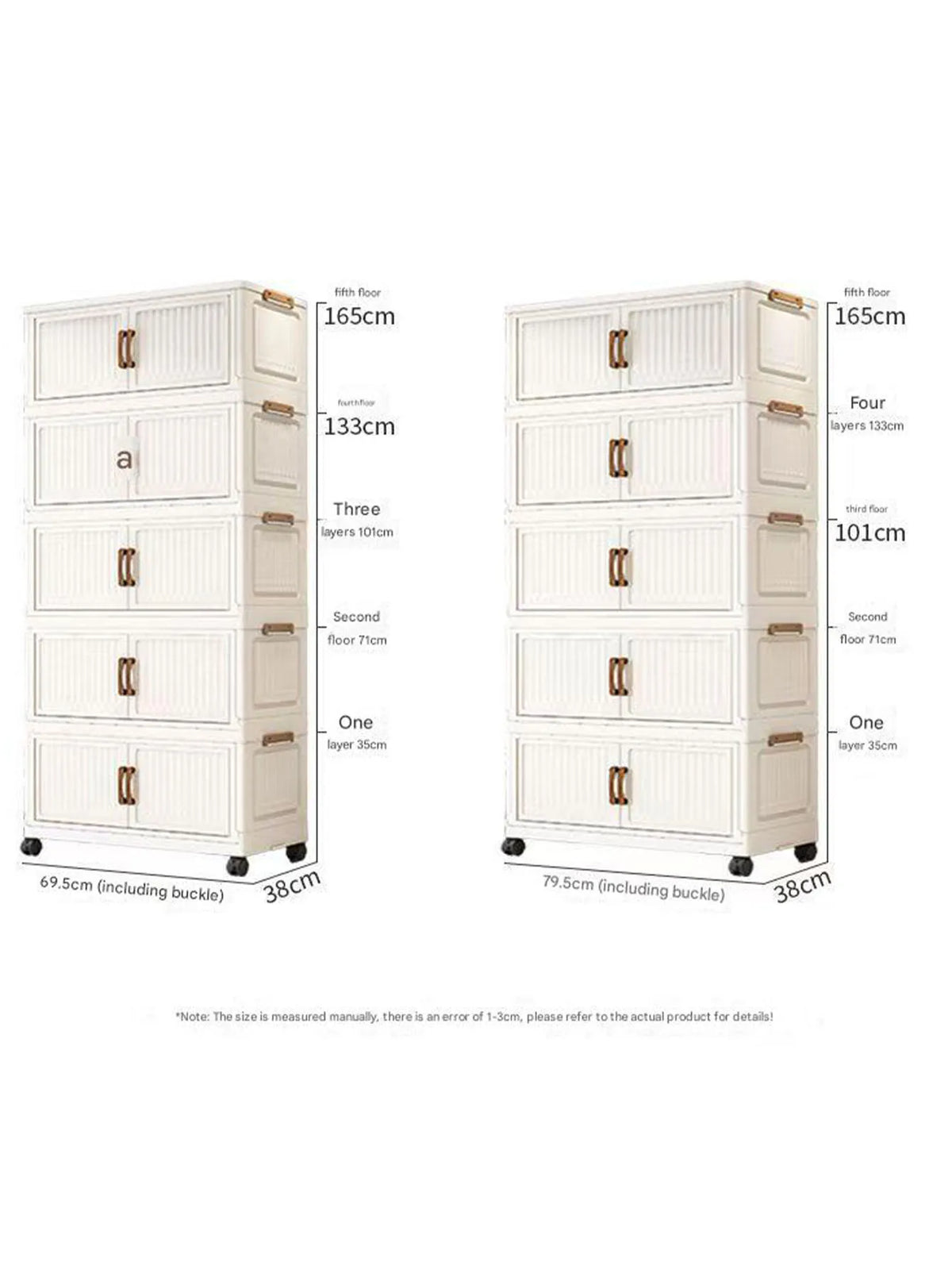 Multi Specification Storage Cabinet Folding Cabinet Clothes Snack