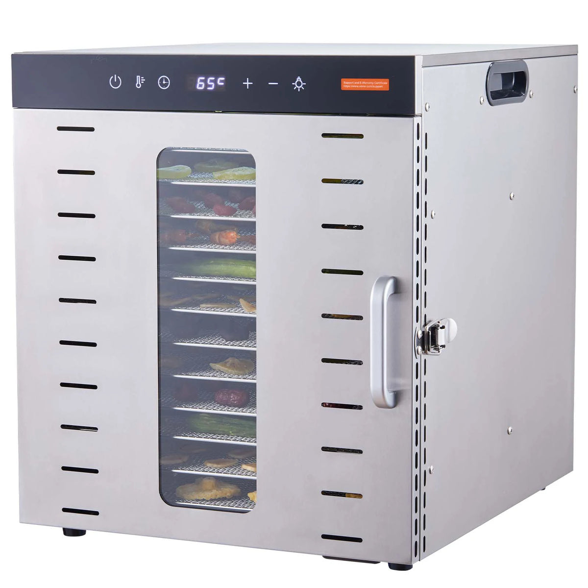 Succebuy Food Dehydrator Machine 10 Stainless Steel Trays