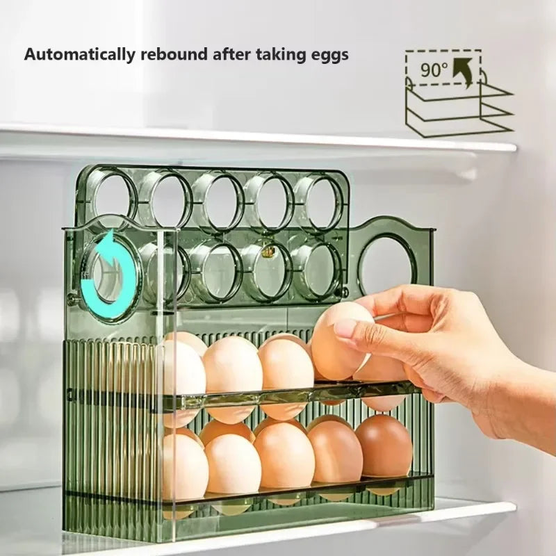 Egg Rack Holder Storage Box Egg Basket Container