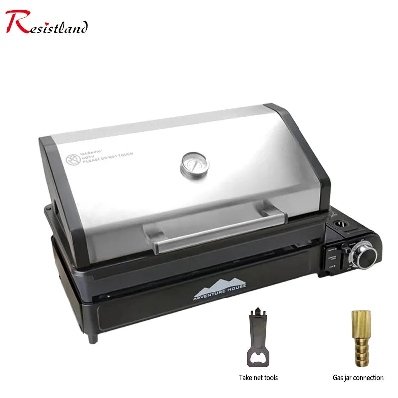 Camping Multi Gas Grill Bbq Stove Grill Folding