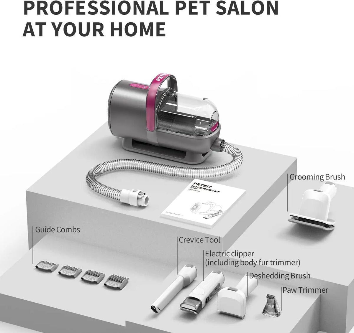 Petkit In Pet Grooming Vacuum Dog Grooming Kit