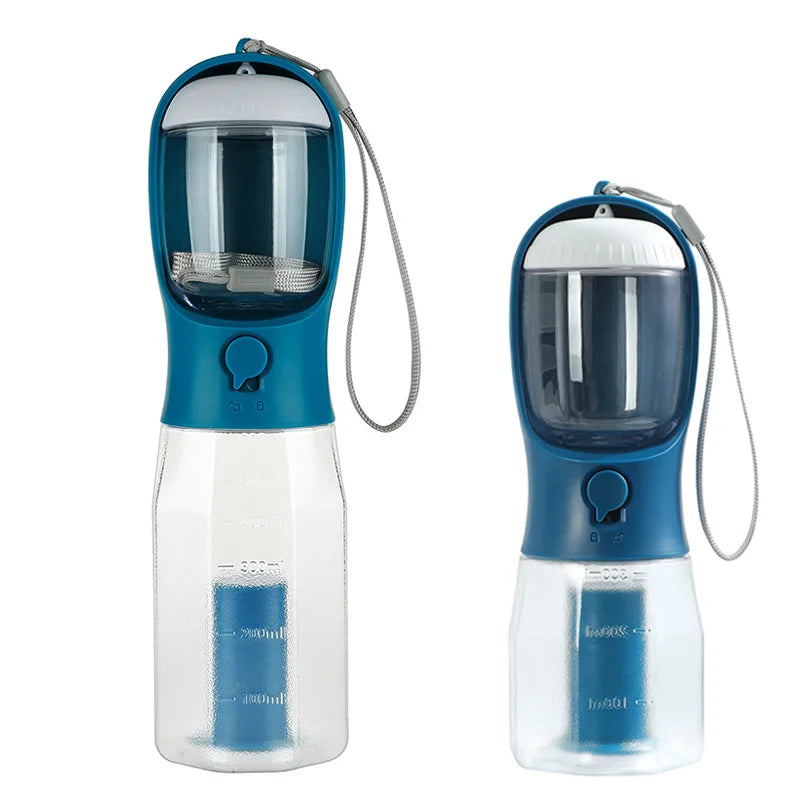 In Dog Water Bottle Poop Bag Dispenser Pet