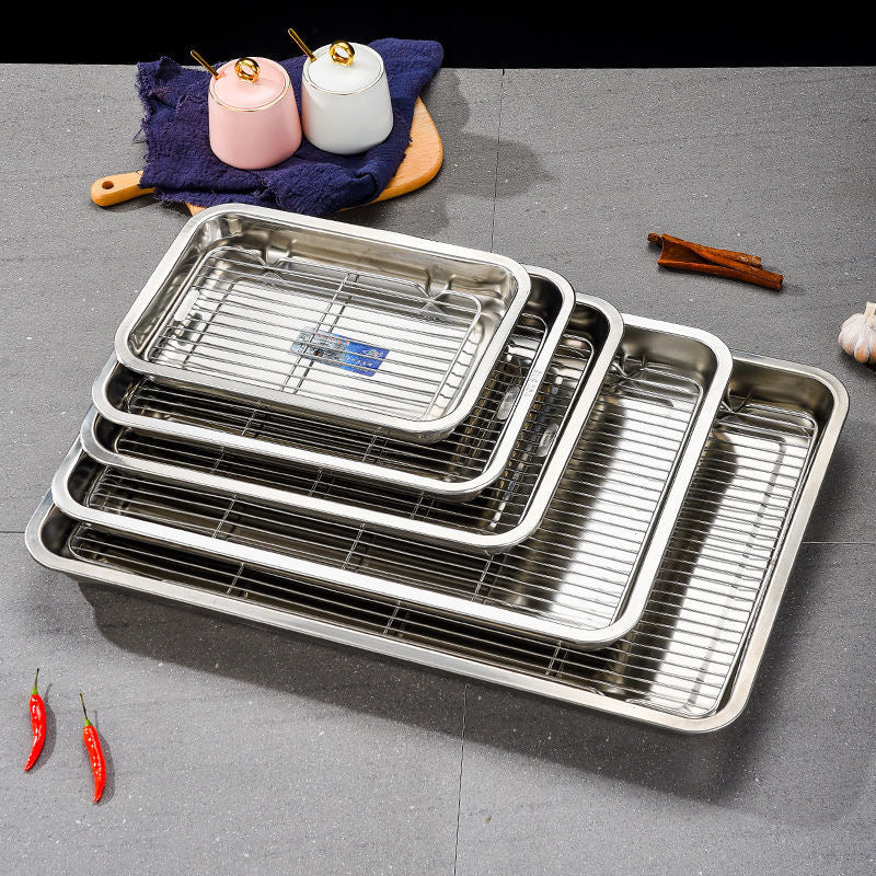Baking Tray Removable Cooling Rack Stainless Steel Baking