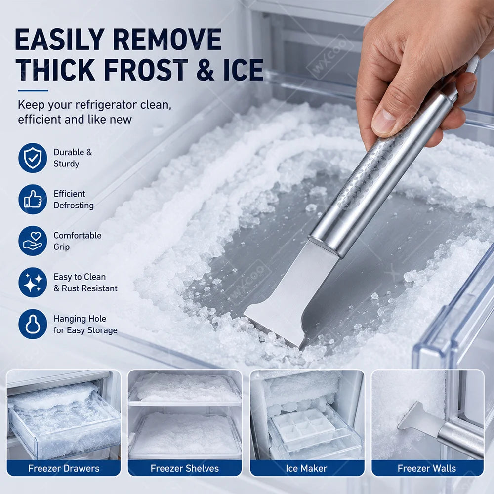 Stainless Steel Freezer Deicers Refrigerator Deicers Ice Scraper