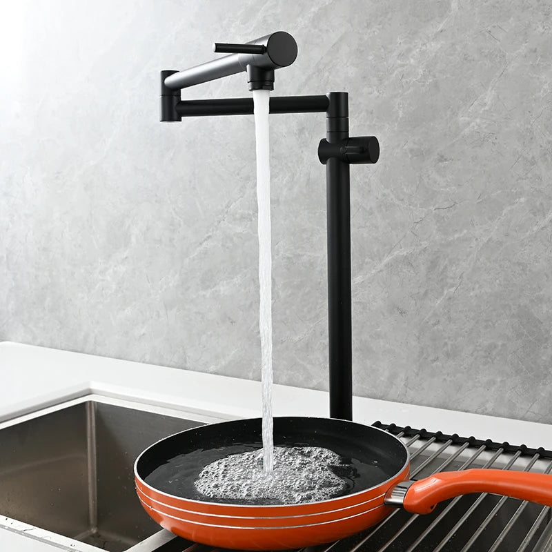 Ciencia Brass Pot Filler Faucet Wall Mount Sink