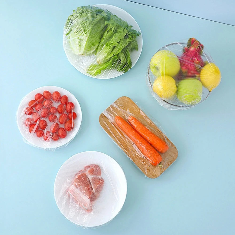 30-3000pcs Disposable Food Cover Refrigerato Food Fruit