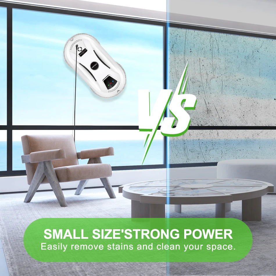 Puruikai Ultra Thin Robot Vacuum Cleaner Window Cleaning