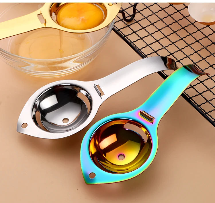 1pc Egg Separator Stainless Steel Egg Yolk White