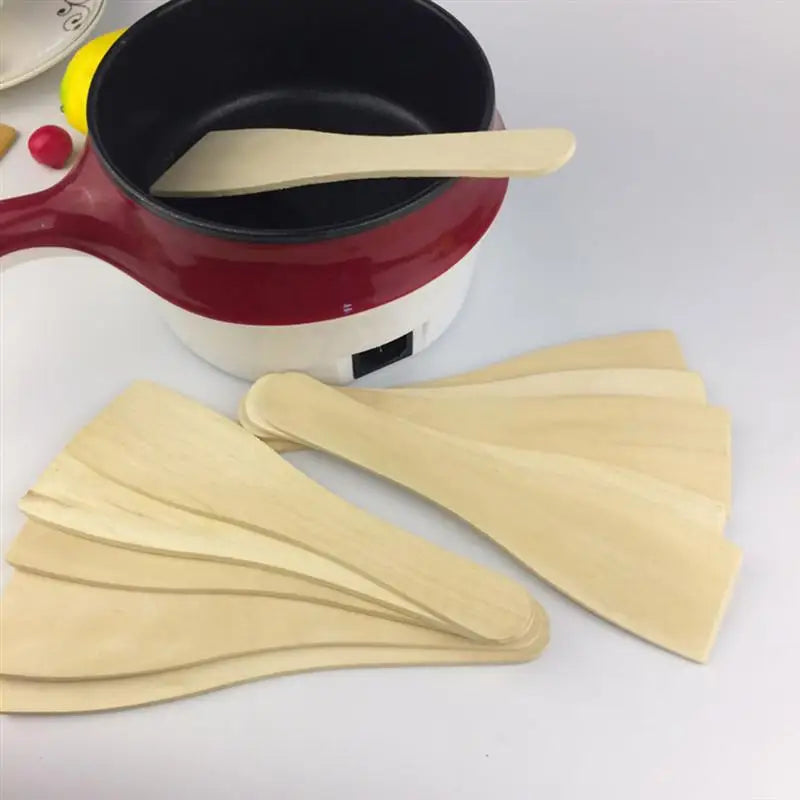 6pcs Wooden Spatula Cooking Non Stick Eco Friendly