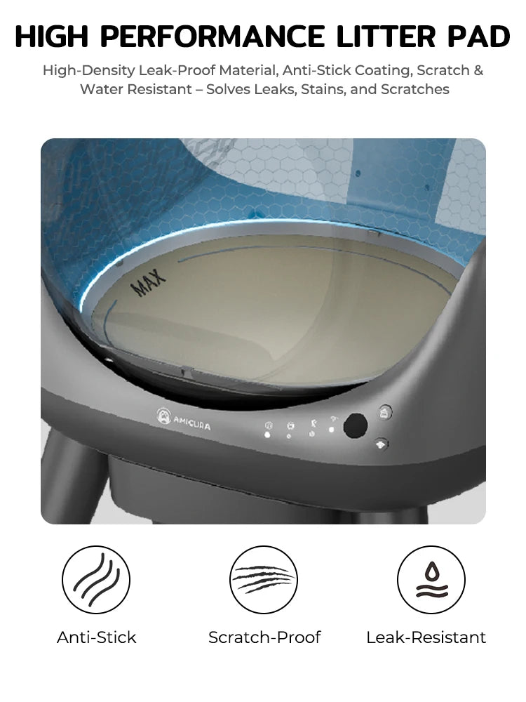 Smart Self Cleaning Automatic Cat Litter Box App
