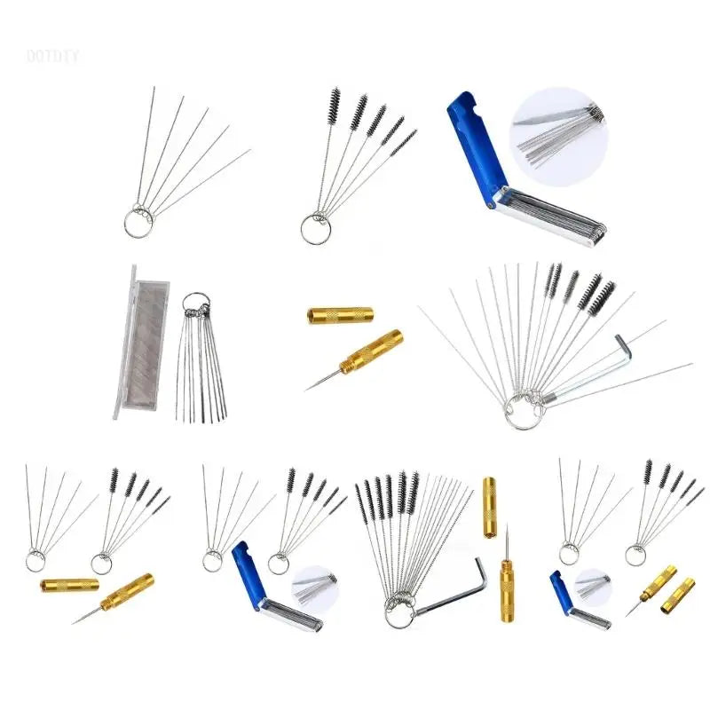 Professional Cleaner Air Brush Cleaning Airbrushes Needle Brush