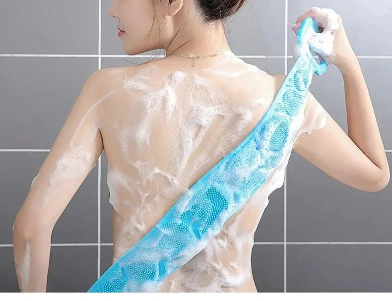 Body Sponge Silicone Back Brushes Bath Towels Scrubber