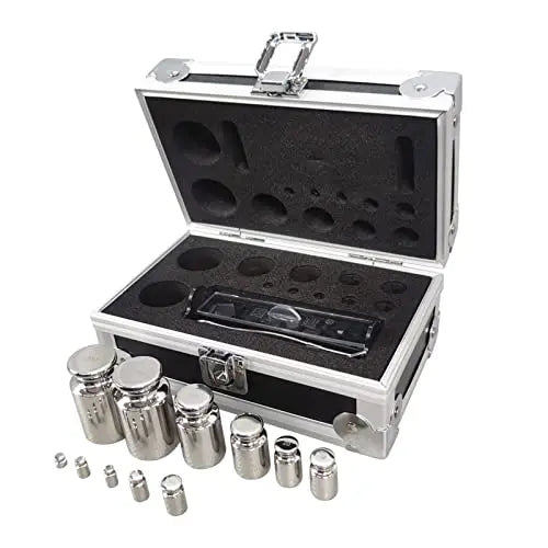 F1 Grade 24pcs 1mg-500g 304 Stainless Steel Digital