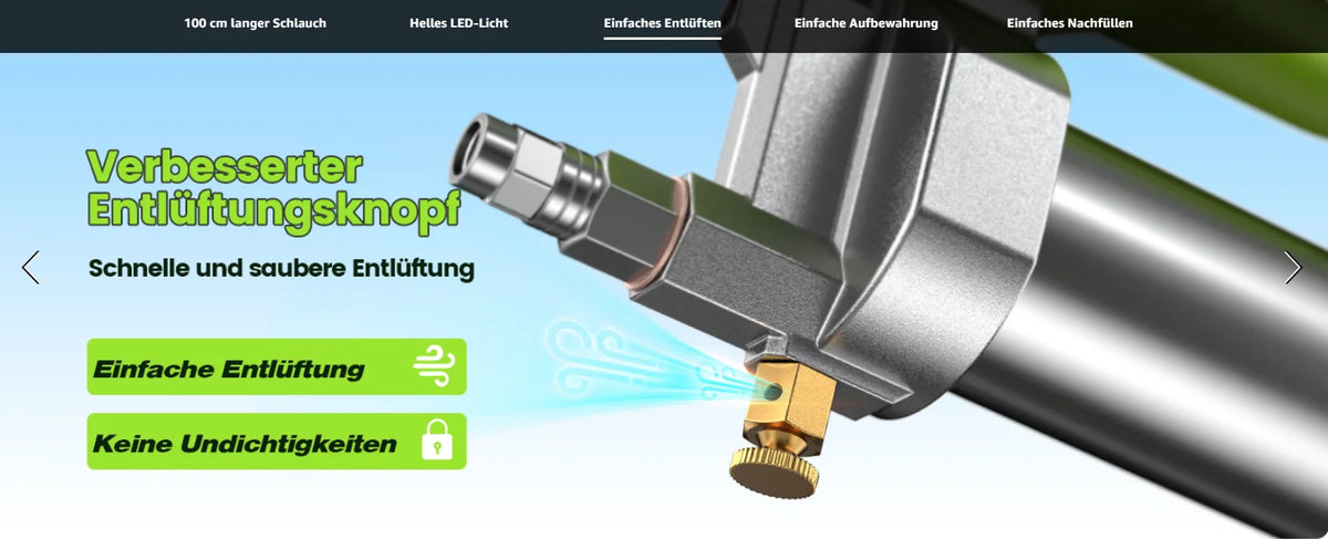 Taskstar 10000psi Electric Grease Gun Kit 1m Flexible