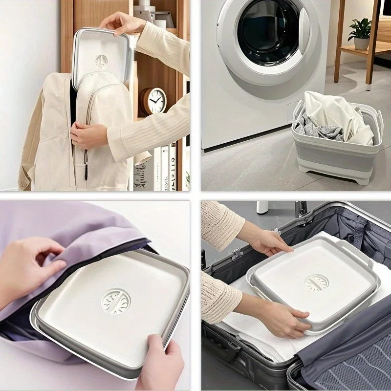 Collapsible Dish Basin Drain Plug Space Saving Outdoor