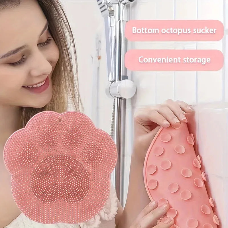 1pcs Lazy Foot Wash Scrubbing Mat Bathroom Non-Slip