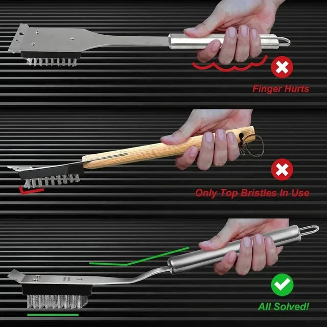 Grill Brush Scraper Wire Bbq Grill Brush Outdoor