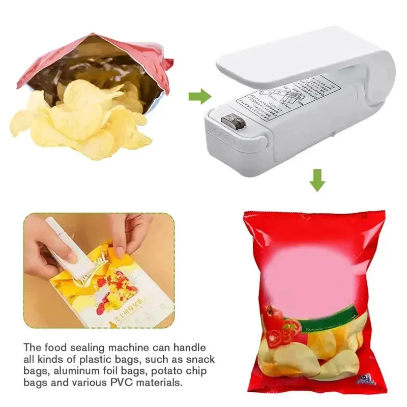 1pcs Plastic Bag Clip Sealing Machine Food Storage