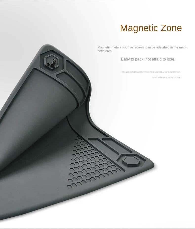 Te-616 290x400mm Heat Resistant Silicone Mat Electronic Repair