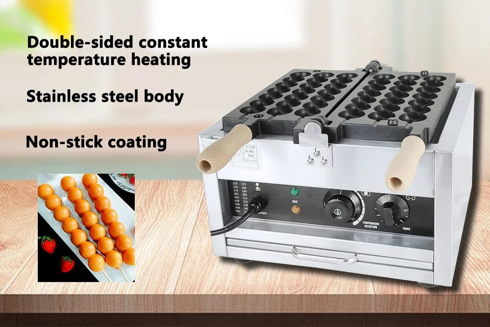 Xeoleo Electric Waffle Maker 1400w Candied Haws Skewer
