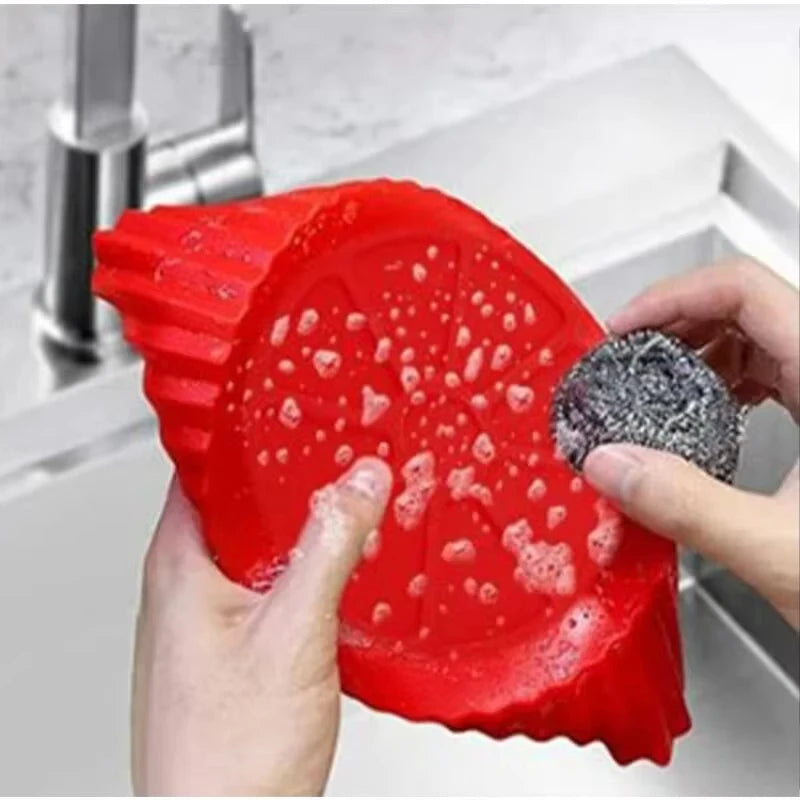Air Fryer Silicone Baking Tray Mat Circular High-Temperature