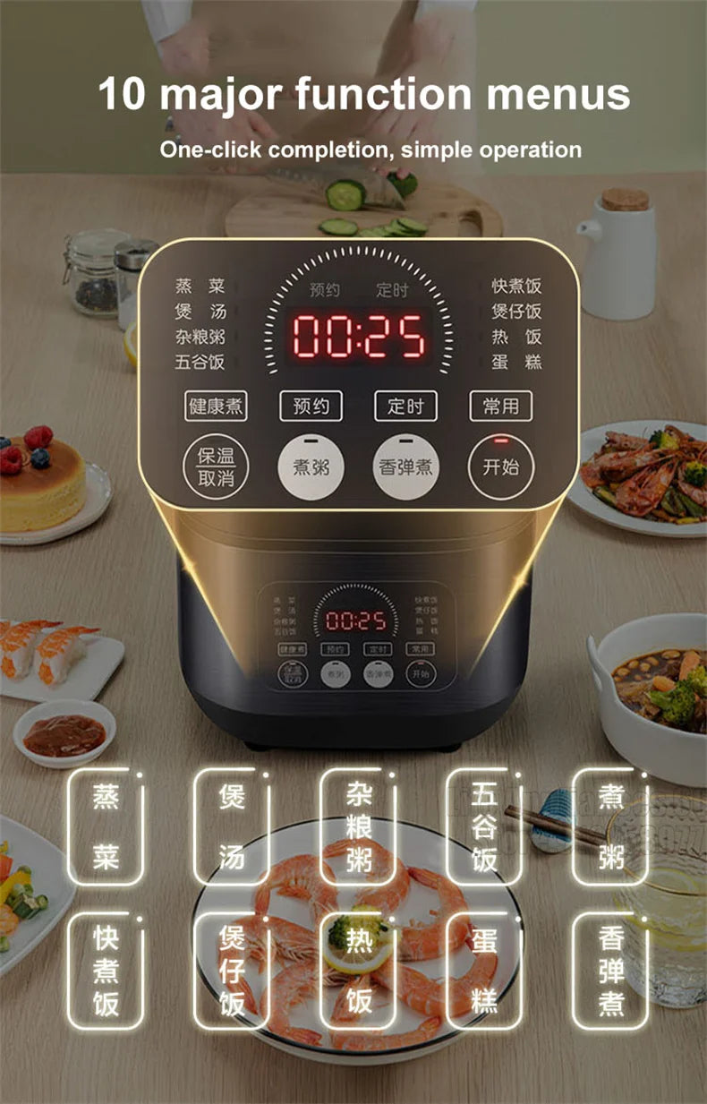 Supor 3l-5l Electric Rice Cooker Smart Soup Rice