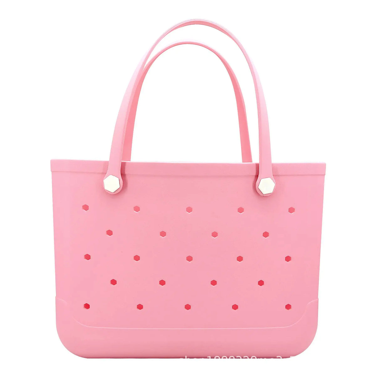 Durable Waterproof Eva Beach Bag Hole Pattern Handheld