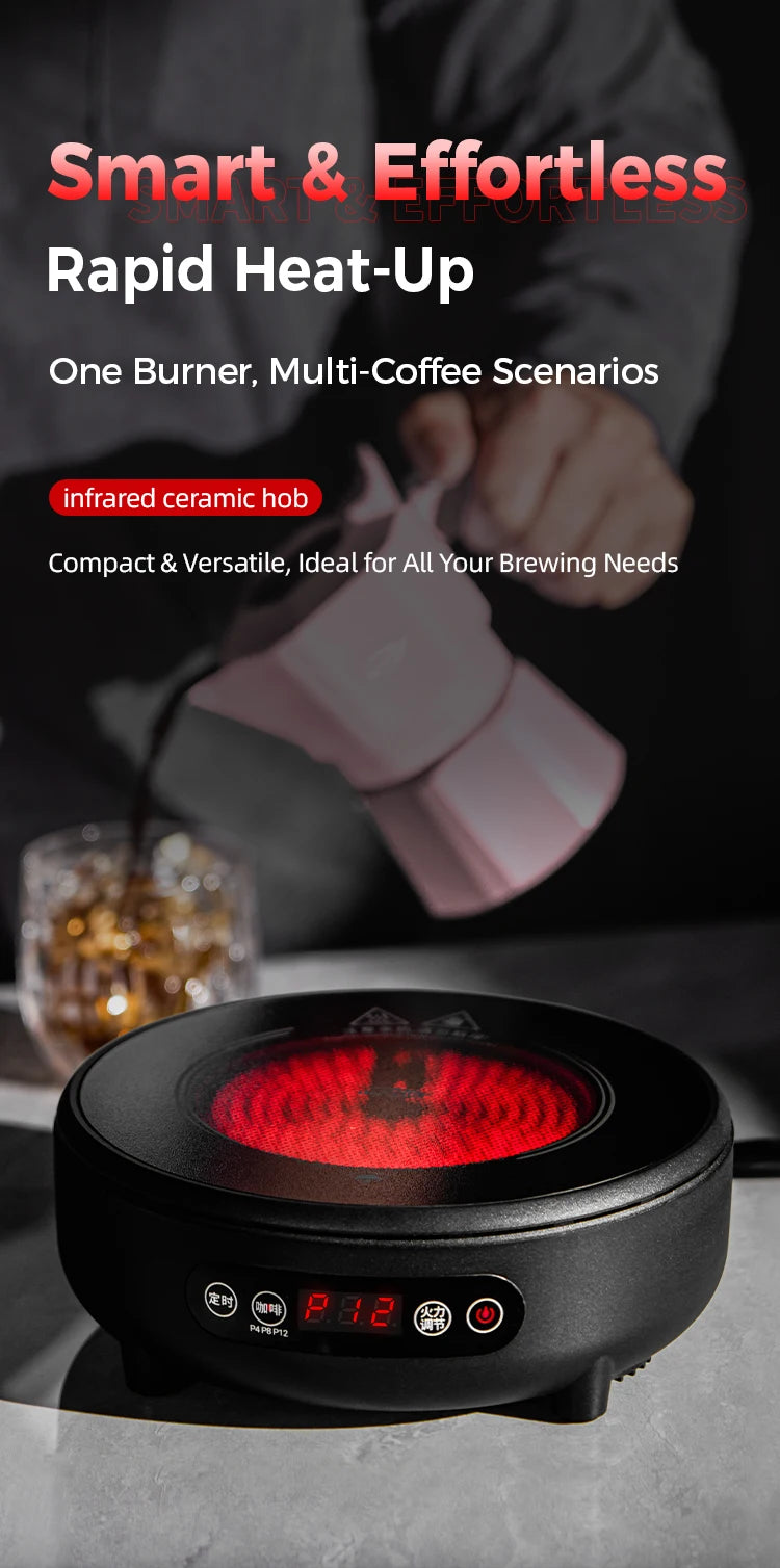 Ikape Espresso Moka Pot Infrared Ceramic Hob 220v