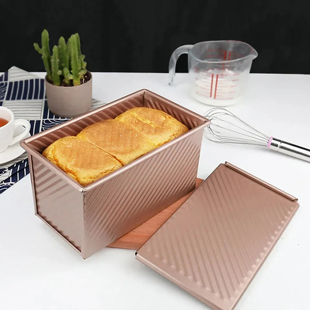 1pcs Non-Stick Loaf Pan Lid Perfectly Baked Bread