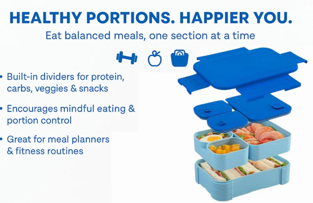 Lunch Box Leak Proof Bpa-Free Bento Lunch Box