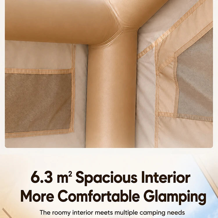 Sonuto 3m Air Tent 4-6 Person Stove Jack