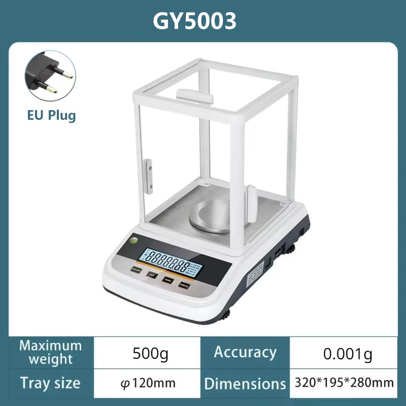 001g 500g Analytical Lab Balance Digital Scale Precision