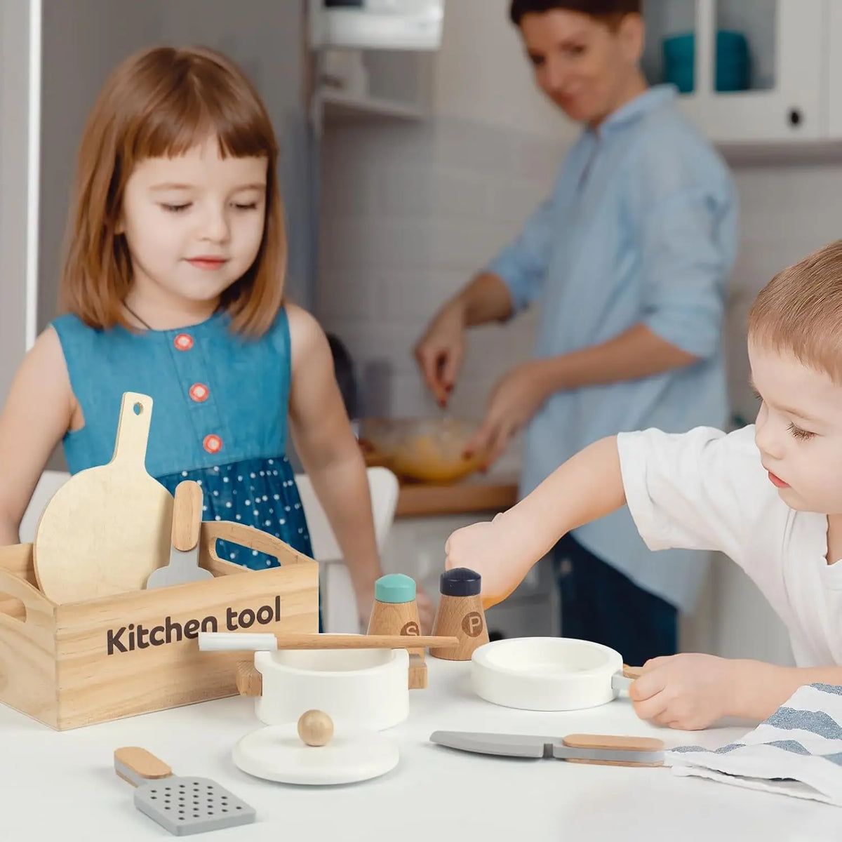Wooden Pretend Play Toys Cutting Food Fruit Vegetable