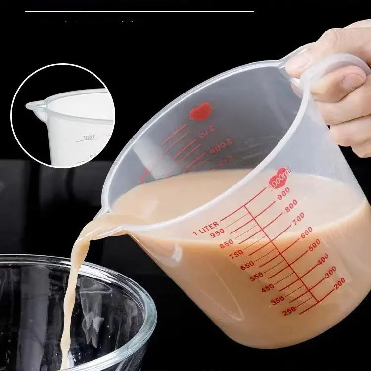 3pcs 250/500/1000ml Measuring Cups Easuring Cup Plastic Jug