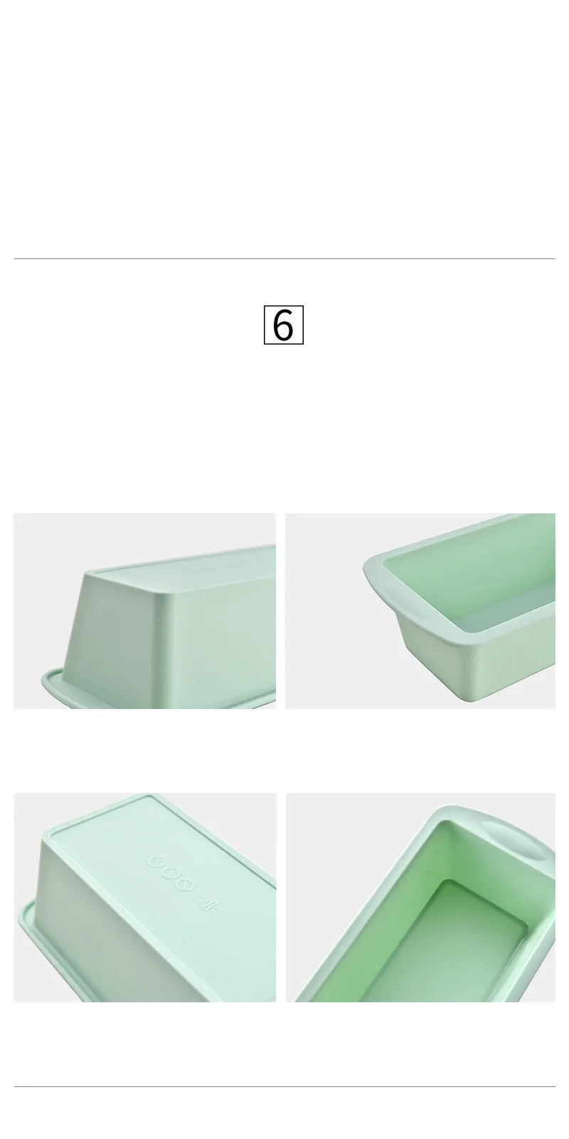 2pcs Loaf Pan Bread Toast Reusable Silicone Mold