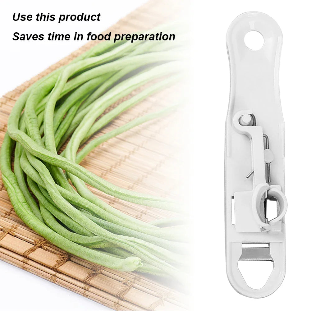 1pc Green Bean Slicer Cutter Vegetable Stringer Peeler
