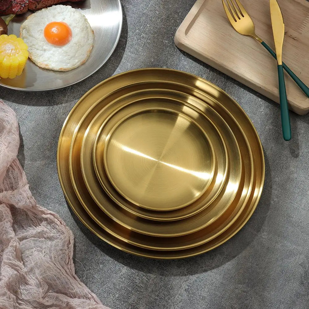 High Quality Stainless Steel Bone Spitting Dish Gold