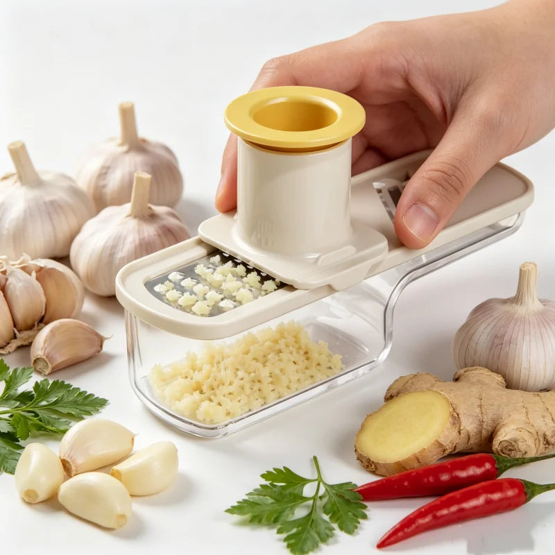 Mini Garlic Chopper Food Processor Garlic Grinder Press