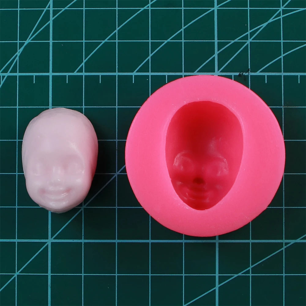 3d Baby Face Cooking Silicone Mold Cake Chocolate