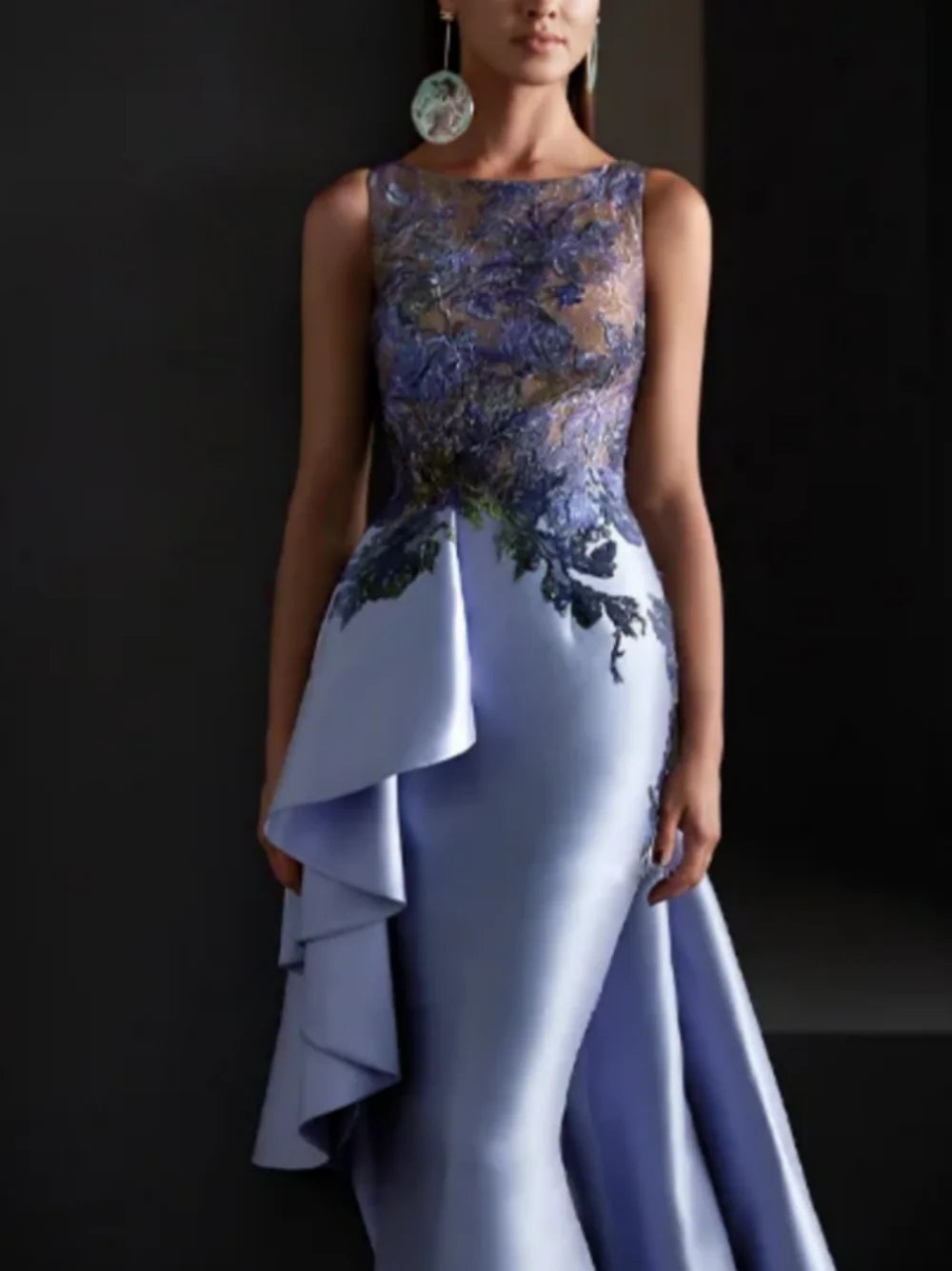 Customized Prom Dresses Exquisite Jewel Mermaid Sweep/Brush