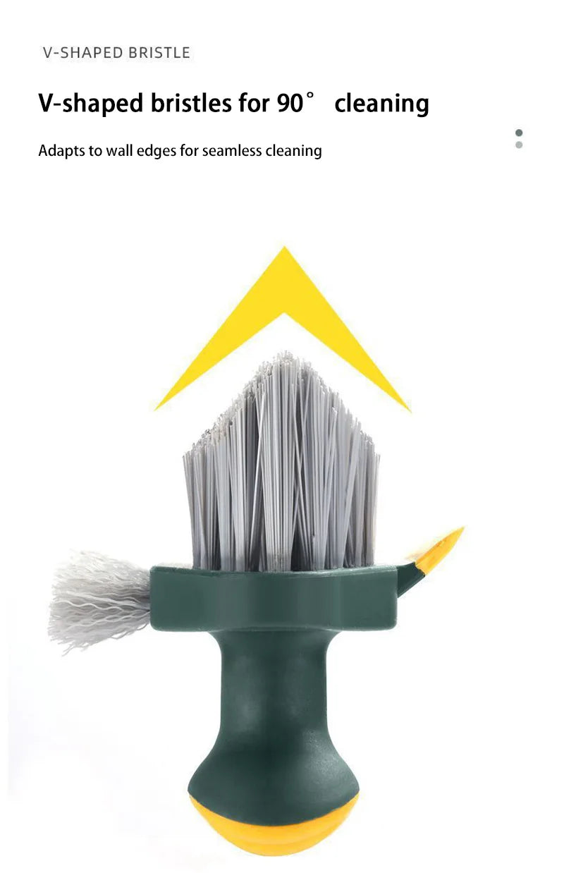In Brush Squeegee Gap Groove Cleaning Glass Scraper